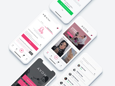 AVON Sales App app avon cosmetic female girls pink sales saudi