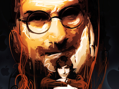 Tribute To Steve Jobs apple illustration painting portrait steve jobs tribute