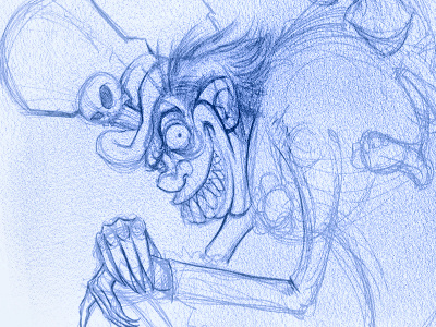 Dr Monkeyshines (Sketch) character design comic creepy dark doctor fantasy horror illustration monster painting scary sketch sketchbook