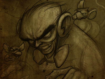 Rat Boy boy character design comic creepy dark fantasy horror illustration monster painting rat scary sketch sketchbook