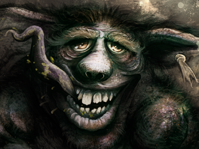 Swamp Beast beast character design creature digital art fantasy illustration painting sci fi scifi swamp