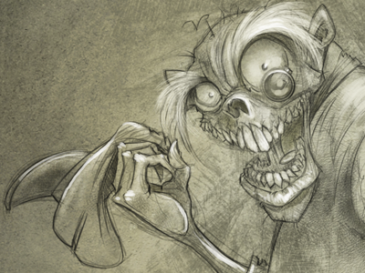 Hats Off Sketch character design concept sketch dark halloween illustration scary skeleton sketch sketchbook skull