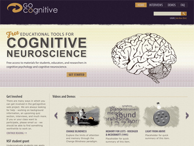 GoCognitive Launched cognitive design psychology redesign web website