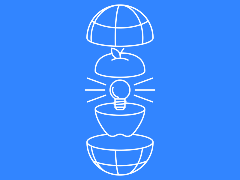Layered Globe [gif] animation apple bulb gif globe light
