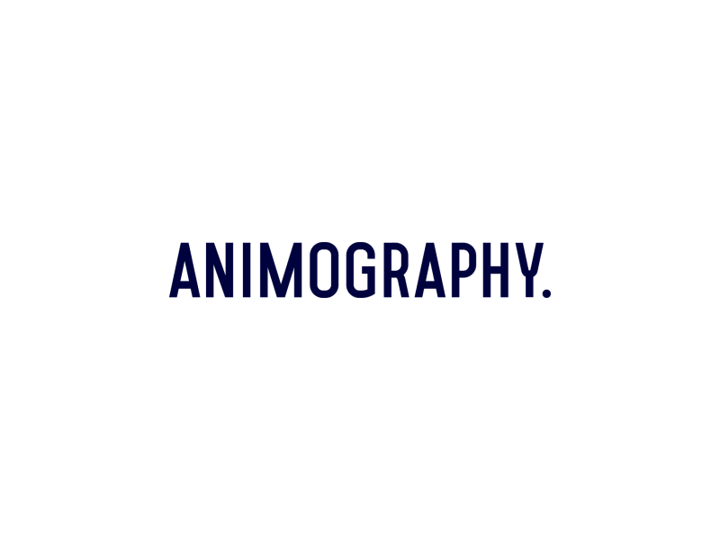 Animography Branding animated animation animography branding logo typography