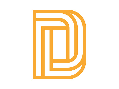 D d letter logo type