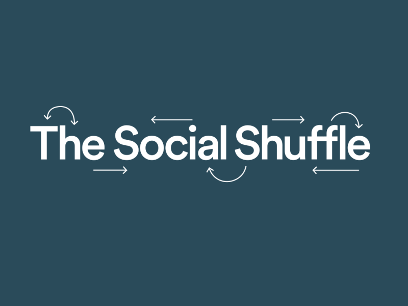 The Social Shuffle animation elementary identity logo school social shuffle