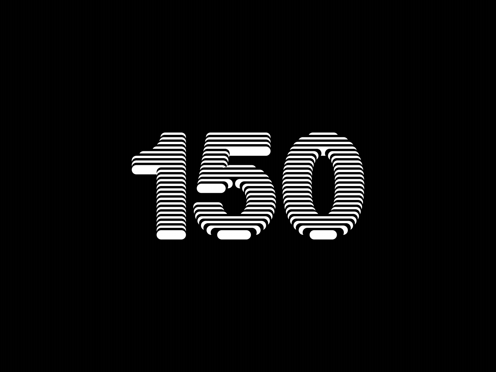 150 150 animated black white faux 3d gif kinetic type logo loop motion typography