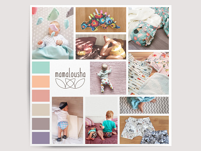 Babywear Moodboard babies baby branding child children kids moodboard