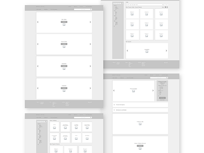 Furniture Store - Wireframe adobe xd adobexd furniture store sales page website website design wireframe