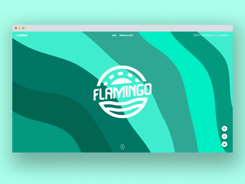 Bar Flamingo wavy website