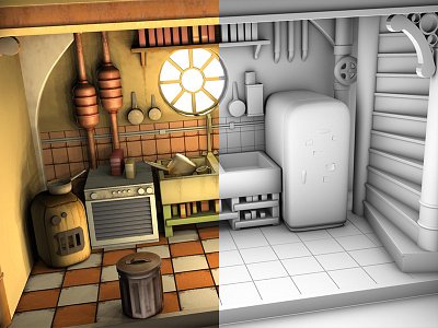 Kitchen 3d model