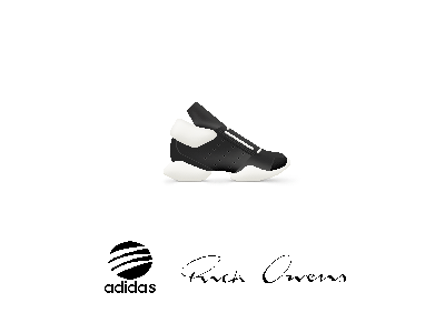 RICK OWENS X ADIDAS SS14 RUNWAY LOW TOP TRAINER