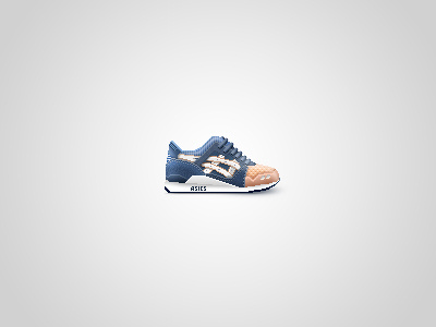 Ronnie Fieg X ASICS Gel Lyte III – Salmon Toe icon pixel sneaker