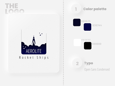 Aerolite Day 1 - Logo Challenge branding flat illustration illustrator logo minimal typography ui ux vector