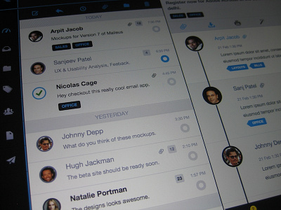 Inbox app conversation inbox ipad list