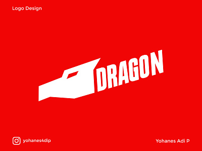Dragon Logo brand design brand identity branding design flat logo logo design logodesign minimal simple logo
