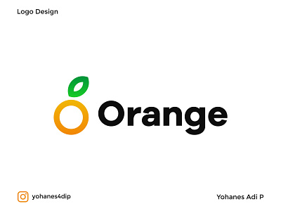 Orange Logo brand design brand identity branding combination mark design flat logo logo design minimal simple logo vector