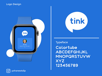 tink chat app logo app branding design flat illustration logo logo design minimal ui ux vector