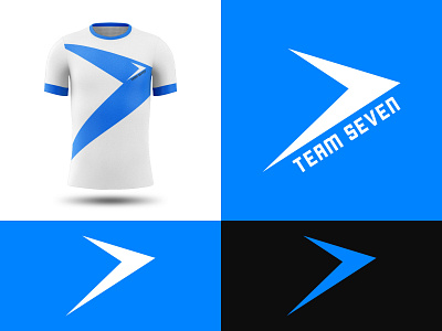 Team Seven - Esport Logo brand identity branding esport esports esports logo flat game jersey logo logo design minimal simple logo