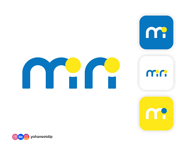 Mini Wordmark Logo design flat lettermark logo logo design logodesign logomark logotype minimal monogram monogram logo simple logo wordmark