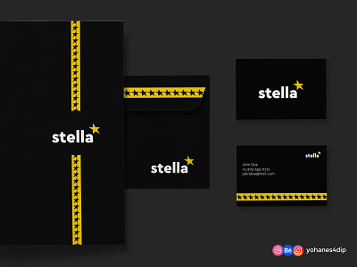 stella logo and branding brand identity branding combination mark design lettermark logo logo design simple logo typography wordmark