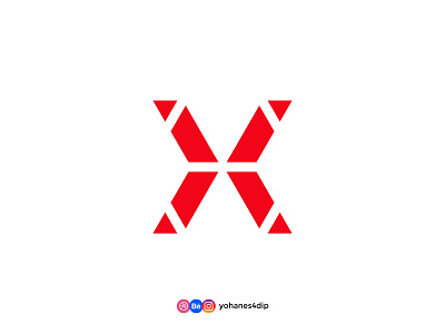 X Monogram Logo daily logo daily logo challenge design flat lettermark logo logo design logodesign logotype minimal monogram monogram logo simple logo