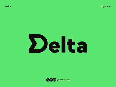 Delta - Logotype bold daily logo daily logo challenge design flat lettering lettermark lettermark logo logo logo design logodesign logotype minimal modern logo monogram monogram logo simple logo typography