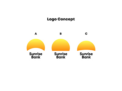 Sunrise Bank dribble app branding design flat icon illustration logo minimal vector