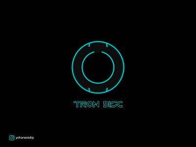 Tron Disk branding design flat illustration illustrator line logo logo design minimal ui