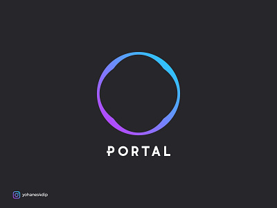Portal Logo branding design flat logo logo design minimal minimalist logo modern design modern logo simple design simple logo