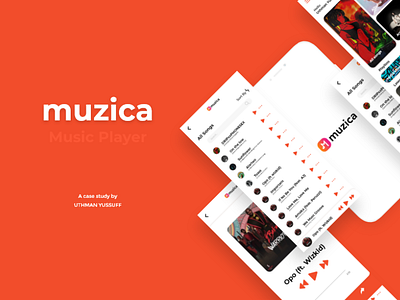 Muzica (music player) mobile application case study