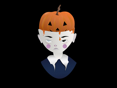 halloween boy adobe illustrator character design halloween illustration vector vector art vector illustration