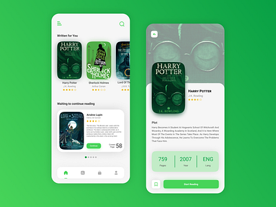 Bookipia android app design app design figma ui design