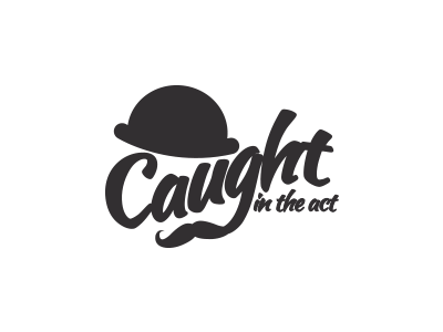 Logo Concepts for 'Caught In The Act' branding design hollywood illustrator logo minimamilistic photo retro vector vintage