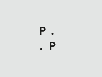 Projekt Praga logo architects brand branding dots gray logo stationary visual identity