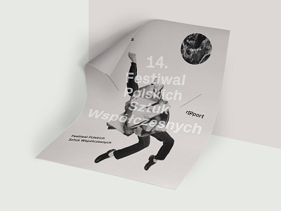 Festival poster collage design graphic gray illustration logo paper plakat poster typo typography visual identity