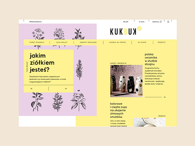 Kukbuk website colors concept design grid illustration interface typography ui ux visual identity web