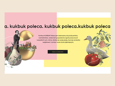Kukbuk website design food foodie grid illustration typography ui uidesign ux visual identity website website design