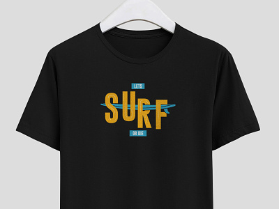Surf Tshirt apparel commision work graphic design simple tshirt design