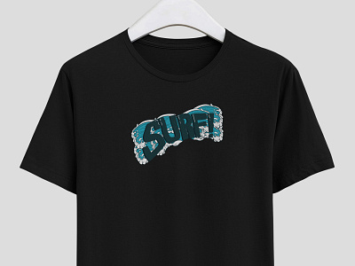 Surf Tshirt Design apparel clothing graphic design simple tshirt design