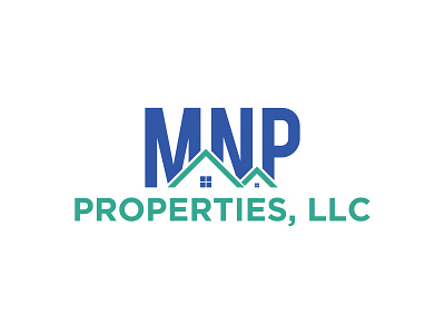 "MNP Real estate" Logo Design logo maker wood work logo