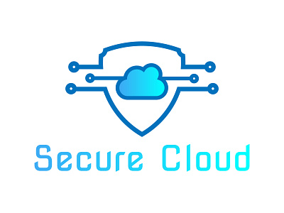 Secure Cloud Logo Design logo logo maker security security logo tech logo tech security logo