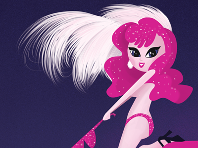 Cover art for the Tease-O-Rama program burlesque pinup teaseorama