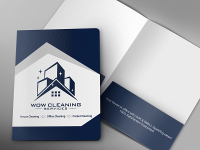 Front and Inside Folder Mockup brand brand identity branding branding and identity branding design folder folder design folders presentation folder