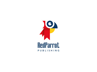 Red Parrot animal bird design eagle food green illustration lab logo monogram