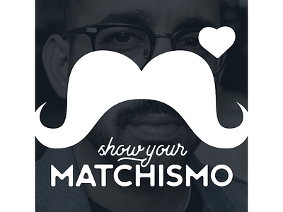 Matchismo Profile Pic branding design design movember mustache