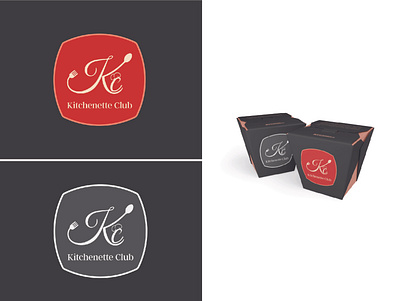 Kitechenette Club | Online Food Delivery Chef Page logo branding chef logo food app logo food logo kitechen logo logo online food logo