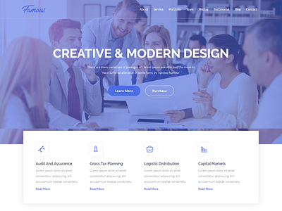 Famous  Digital Corporate Business Template