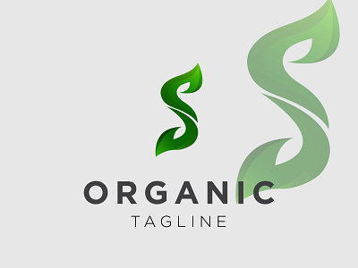 organic s letter abstract logo branding design icon logo logo design organic vector